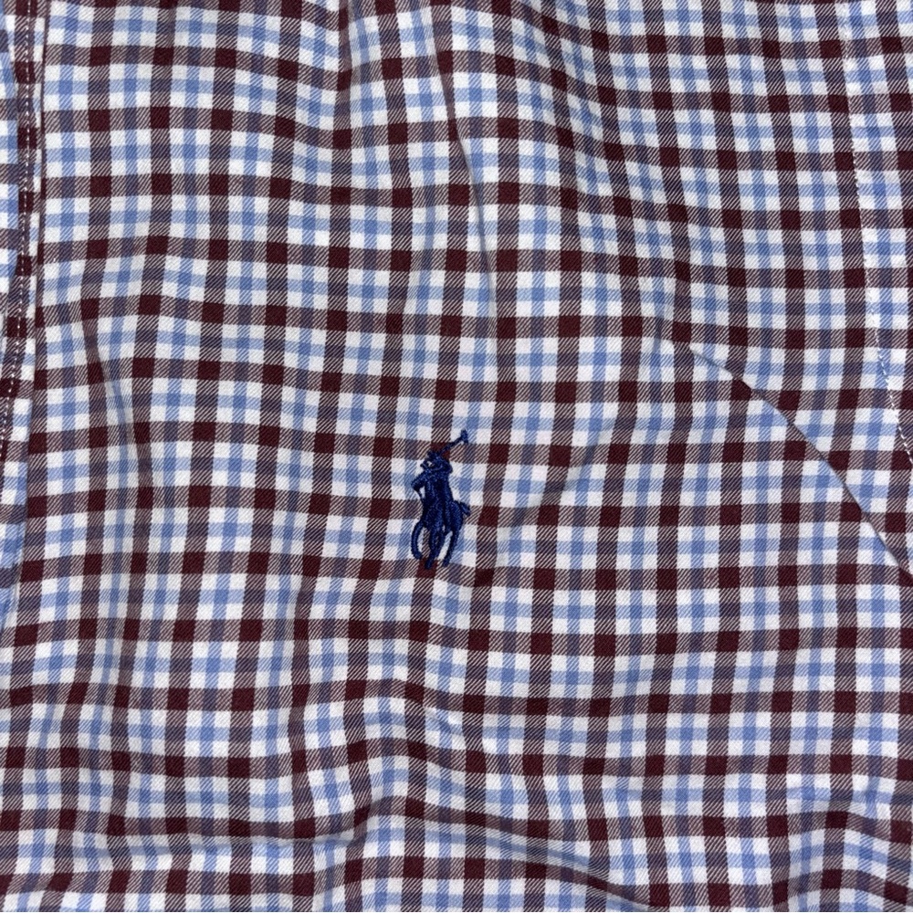 Ralph Lauren small Button-Down Plaid Shirt - Picture 3 of 6